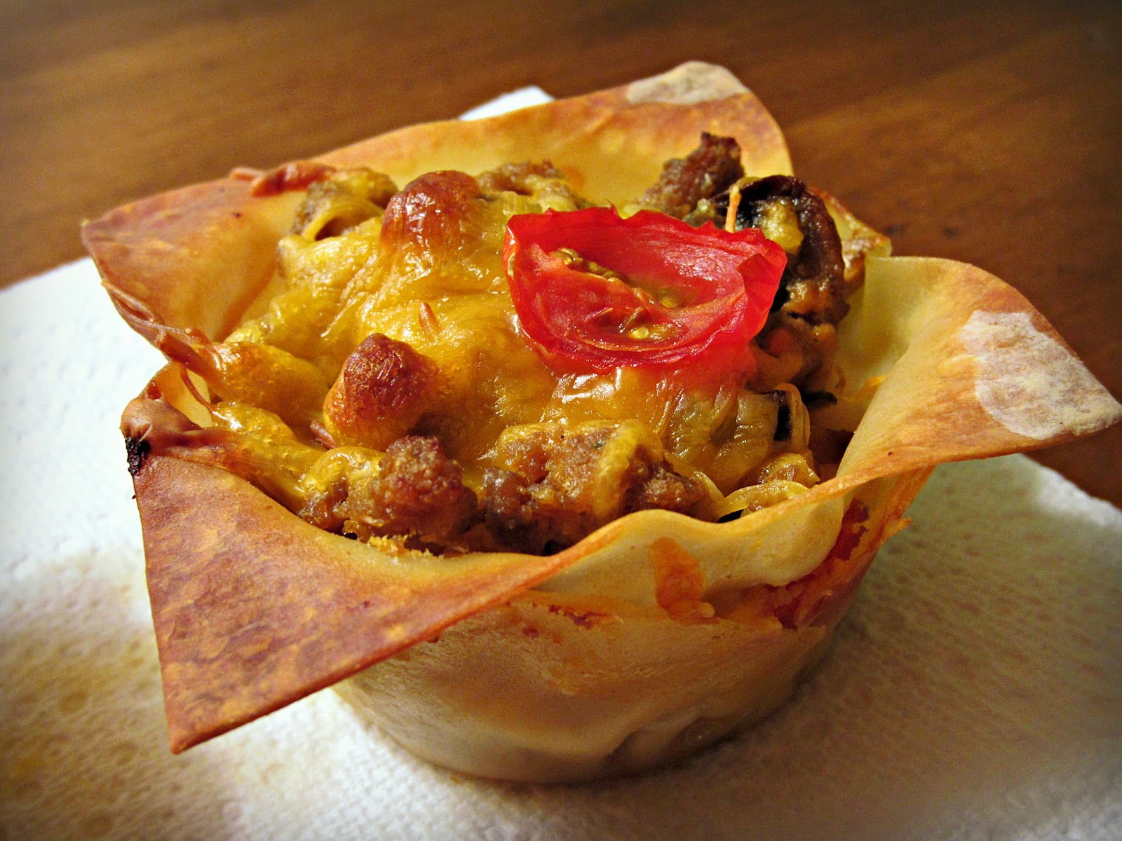 Cheeseburger Cupcake