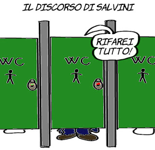 salvini, fiducia, crisi di governo, conte, politica, vignetta, satira