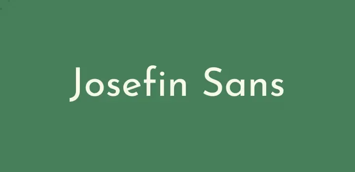 josefin sans top fonts for microsoft excel users on canva