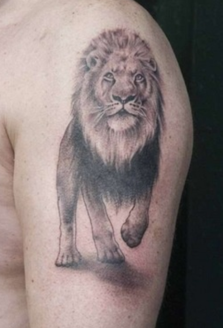 The king of forest tattoo on arm