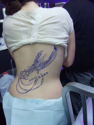 Phoenix tattoo for girl