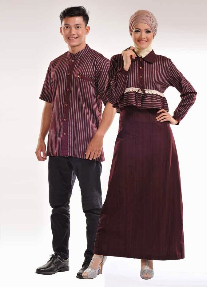 15 Model  Baju  Muslim Couple  Pasangan  Terbaik Kumpulan Model  Baju  Muslim Terbaik dan Terpopuler