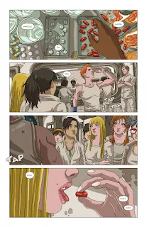 Juvenile, el cómic distópico de Jesús Orellana publicado por Norma Editorial.