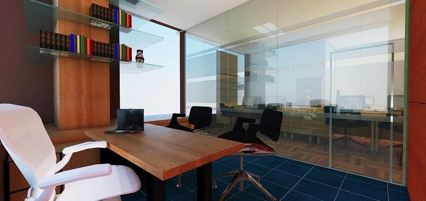 Jasa Desain Interior Bangunan Kantor  Minimalis Modern 