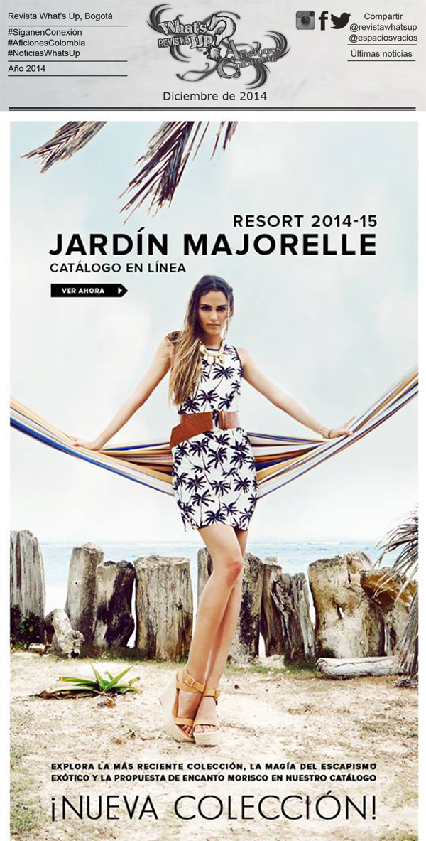 Lanzamiento Colección Majorelle de AZULU Resort 2014-2015