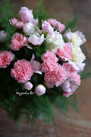 poza buchet de flori roz