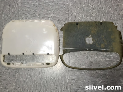 Tear Off the Rubber Layering of iBook Clamshell