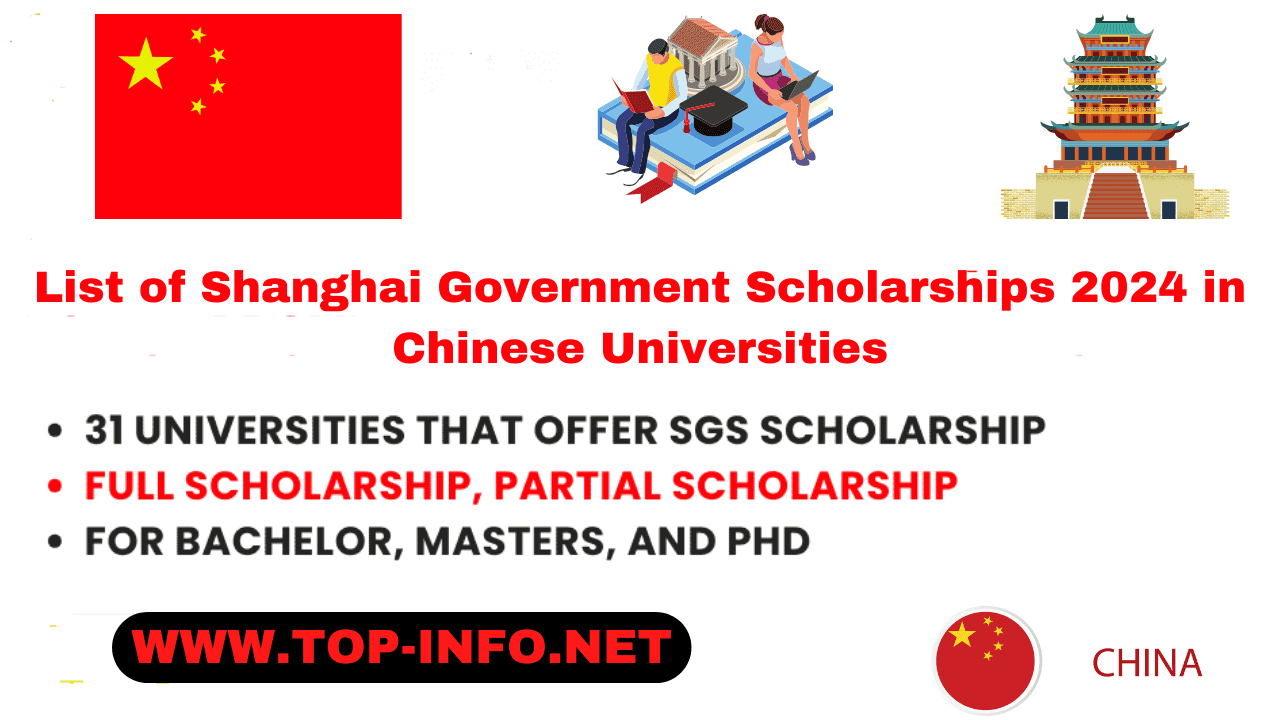 List of Shanghai Government Scholarships 2024 in Chinese Universities