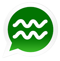 Iconos de los signos zodiacales para promocionar grupos de Whatsapp de acuario