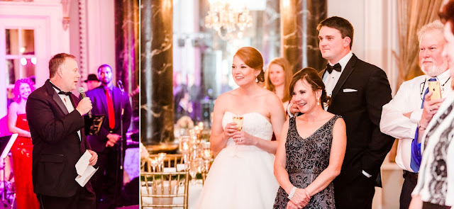 A classic formal winter wedding at the Hotel Monaco and The Belvedere in Baltimore, Maryland Photographed by Heather Ryan Photography