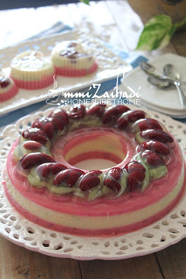 Home Sweet Home: Puding Kacang Merah Lapis Cendol