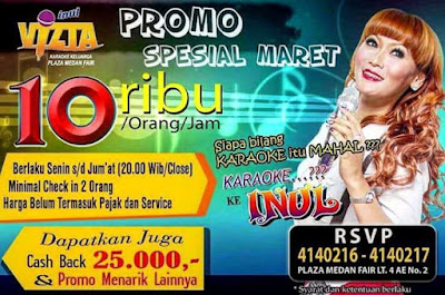 Promo Spesial Maret Inul Vizta Medan Fair