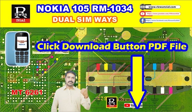 Nokia 105 TA 1034 Sim ways || Insert Sim