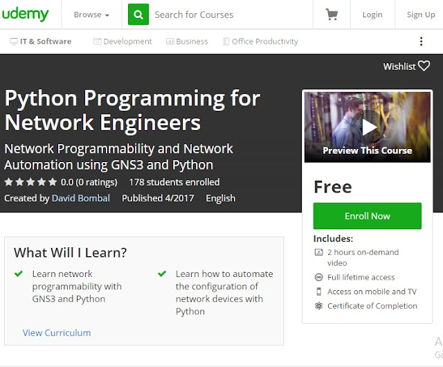 Python Programming for Network Engineers