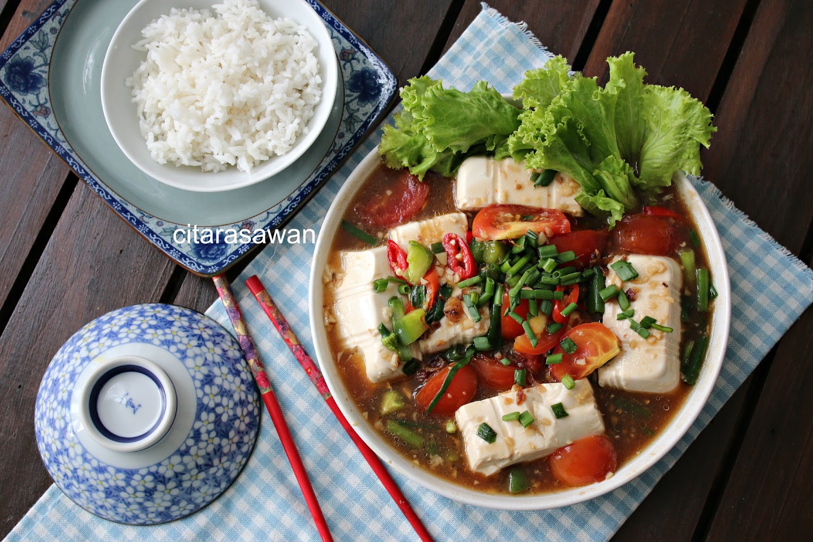 Tofu Lembut Sos Tiram ~ Resepi Terbaik