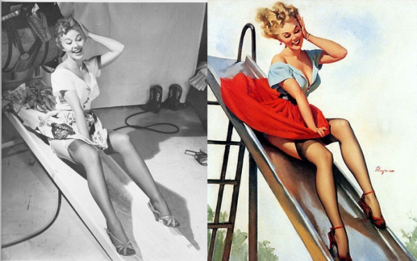 vintage pin up models retro erotica art sexy our nostalgic memories