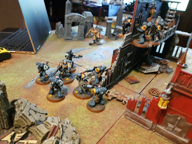 Warhammer 40k battle report - Maelstrom of War - Cleanse and Capture - 1500 points - T'au vs Space Wolves