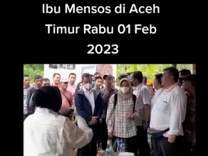 Mensos Risma Ngamuk ke Seorang Anak Muda di Aceh Timur, Sampai Dilerai Forkompimda... Gak Ngamuk Gak Viral!