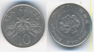 malaysia coins 10 sen 2004