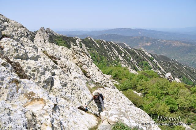 Cruz del Romero por el Canuto del risco blanco