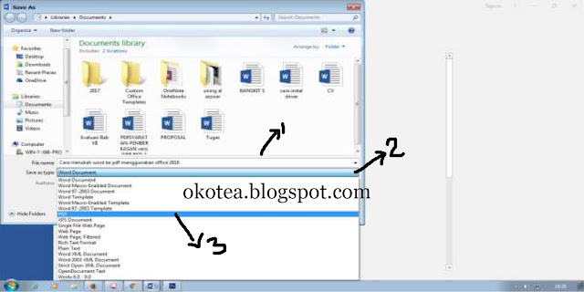 Merubah Word ke Pdf menggunakan Office 2016 - COMET SHARE