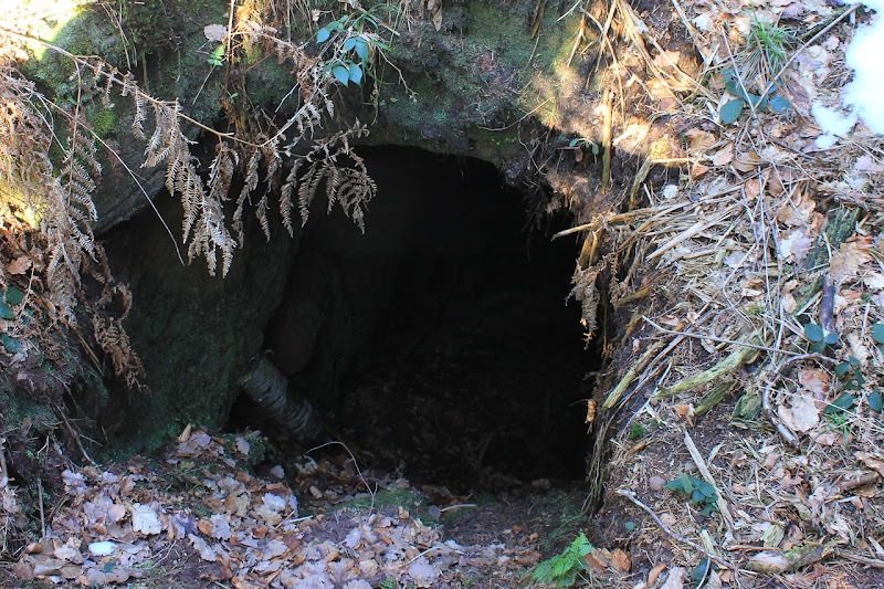 entrée galerie souterraine