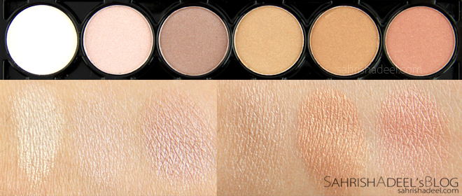 I love Eye Shadow Palette in Divine Naturals by Luscious Cosmetics - Review & Swatches