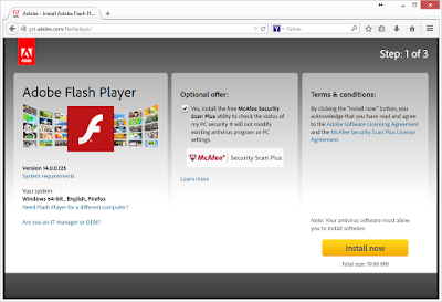 Adobe Flash Player Download and install 