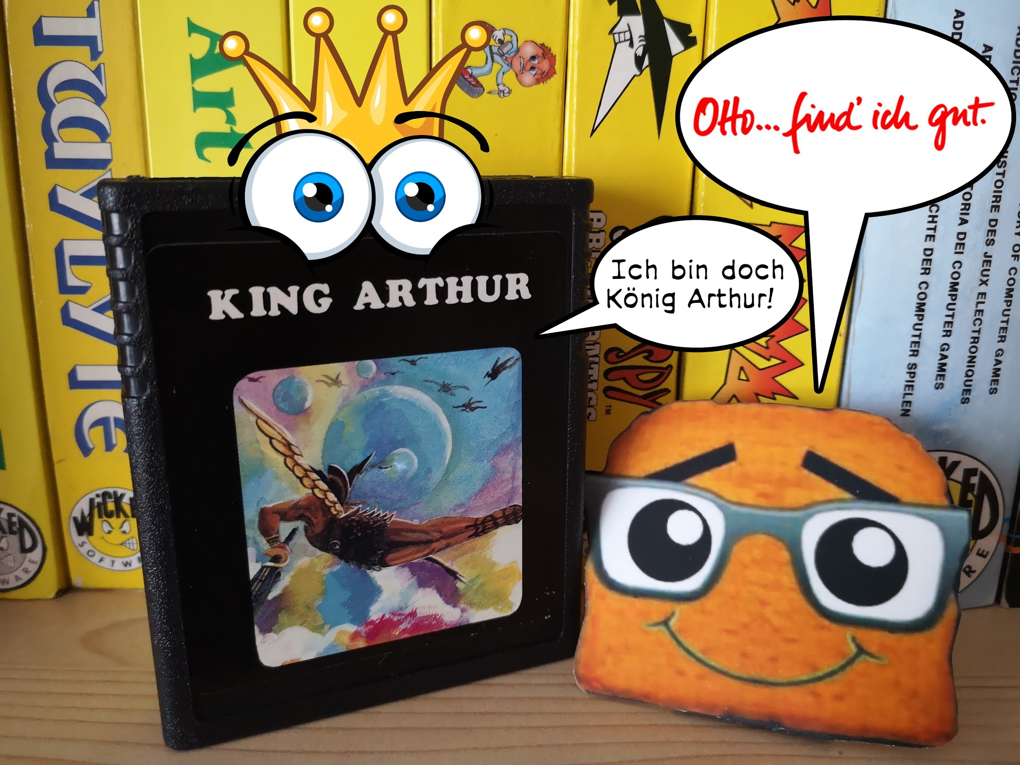 Atari 2600 Spielkartusche King Arthur