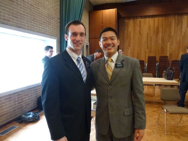 Elders Schulte and Li at  Zone training