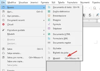 Modelli Menu_Modelli