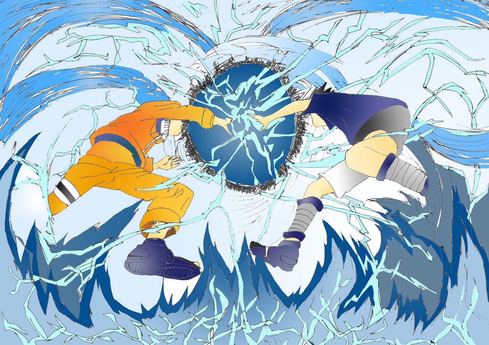 naruto vs sasuke | Anime Wallpaper