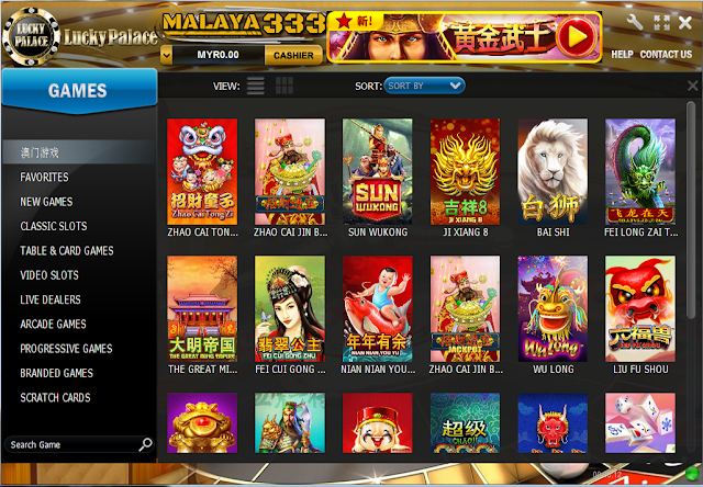 SLOT GAMES LUCKY PALACE