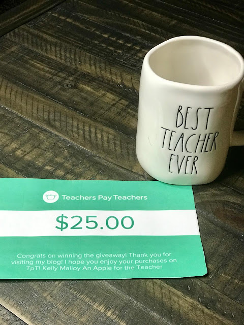 Teacher Giveaway! Weekly $25 Teachers pay Teachers Gift Card Giveaway January 16, 2022