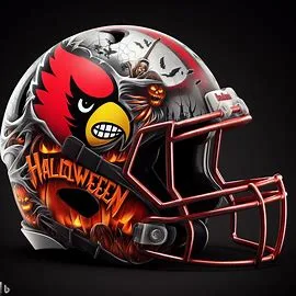 Ball State Cardinals Halloween Concept Helmets