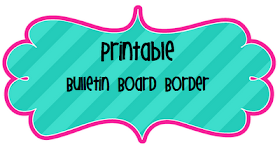printable bulletin board borders