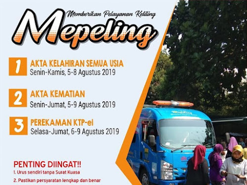Jadwal Mepeling Kota Bandung Agustus 2019