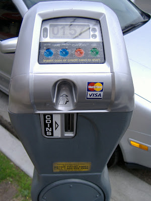 credit card parking meter
