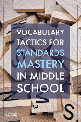 Use vocabulary to build a strong knowledge base and deeper understanding to help middle school students master standards!