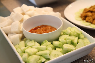 Selamat Hari Raya_Malaysians_Ketupat Satay sauce_by black apple