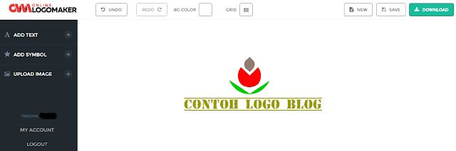 Cara Membuat Logo Online Untuk Blog