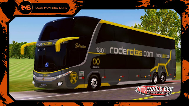 Skins World Bus Driving Simulator - Viação Roderotas