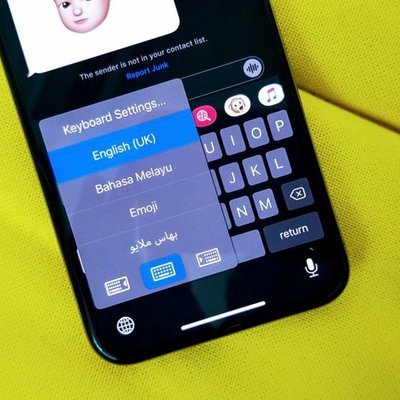 cara aktifkan tulisan jawi di ios 13 iphone