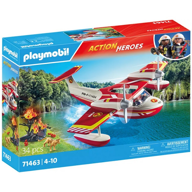 Pompiers en hydravion Playmobil Action Heroes 71463.