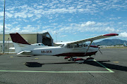 . Australia's Embraer E135 VHJTG arrived again into Rockhampton Airport. (dscf )