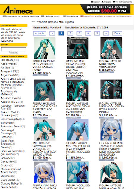 FIGURAS Hatsune Miku Vocaloid 