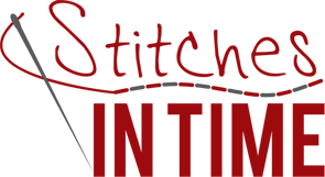 The "Stitches in Time" logo