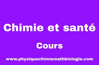 Cours de Chimie et santé PDF