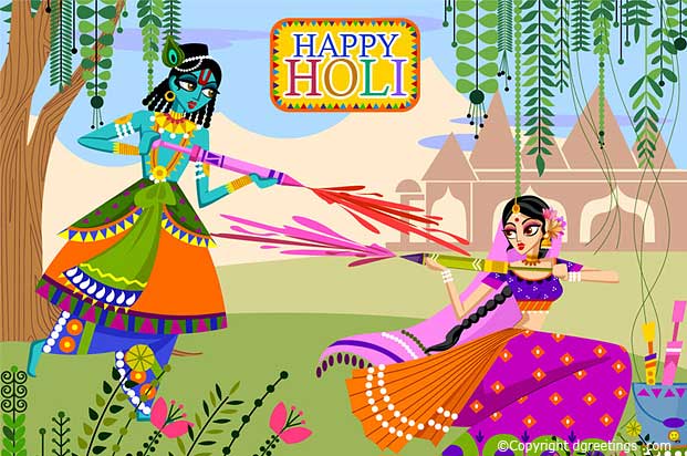 621×412 Happy Holi HD image free download celebrate RadhaKishan