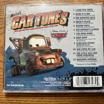 【ディズニーのCD】映画サントラ「Disney・Pixar Mater's CAR TUNES」を買ってみた！